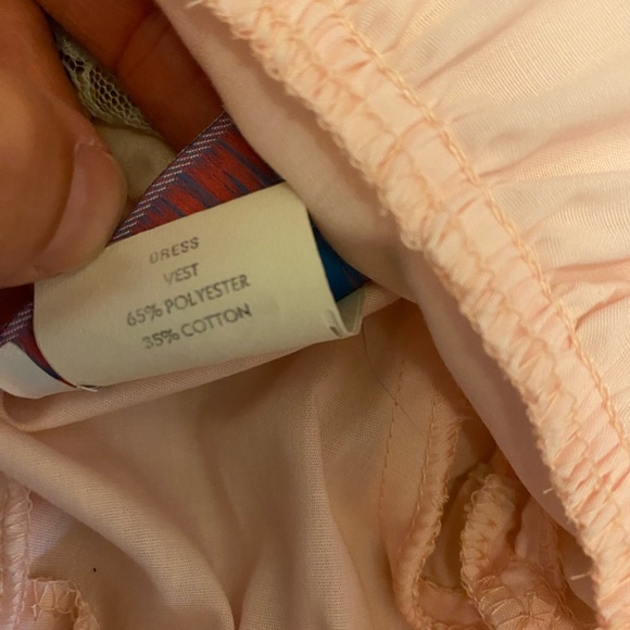 VTG Martha's Miniatures We’re Fussy Pageant Dress Party Shawl Pink 6-9 mo - Picture 10 of 12